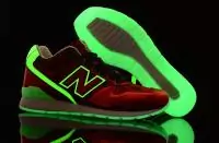 new balance chaussures hommes nouveau respirant sports noctilucent pas cher rouge blanc